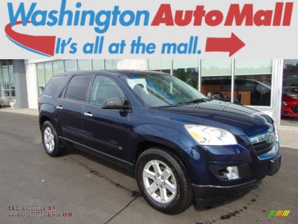 2009 Outlook XE AWD - Midnight Blue / Black photo #1