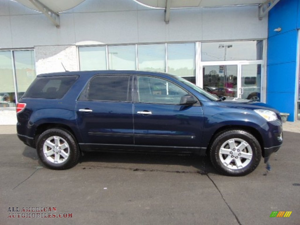 2009 Outlook XE AWD - Midnight Blue / Black photo #2