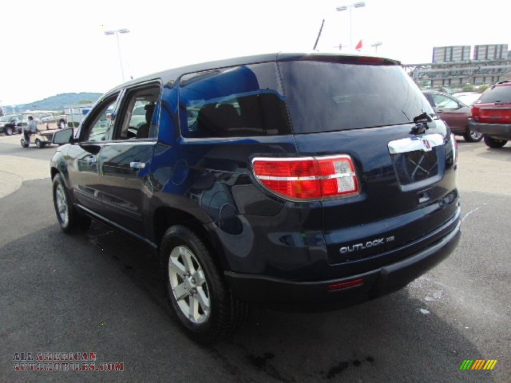 2009 Outlook XE AWD - Midnight Blue / Black photo #6