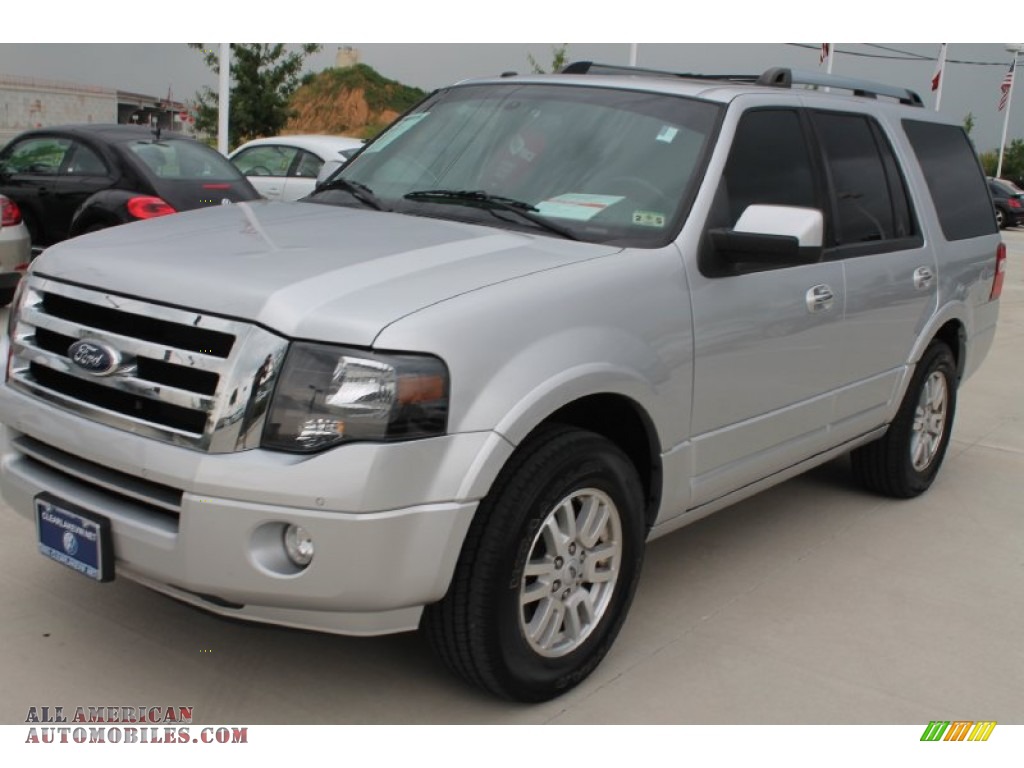 2012 Expedition Limited - Ingot Silver Metallic / Charcoal Black photo #3