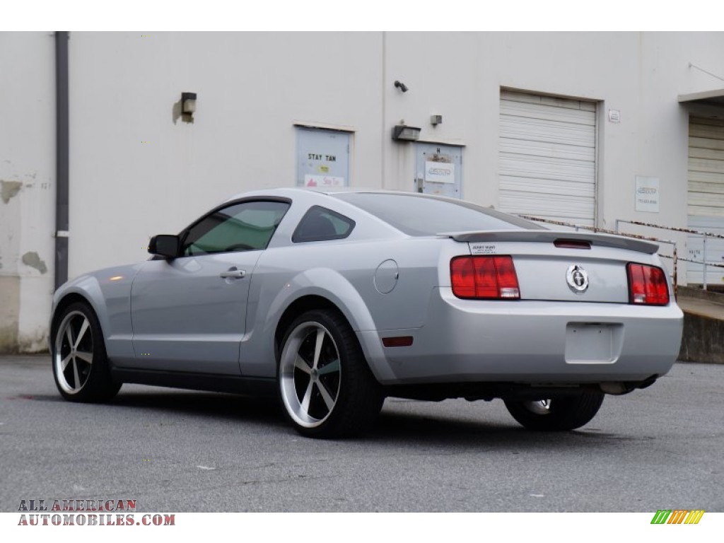 2007 Mustang V6 Deluxe Coupe - Satin Silver Metallic / Dark Charcoal photo #6