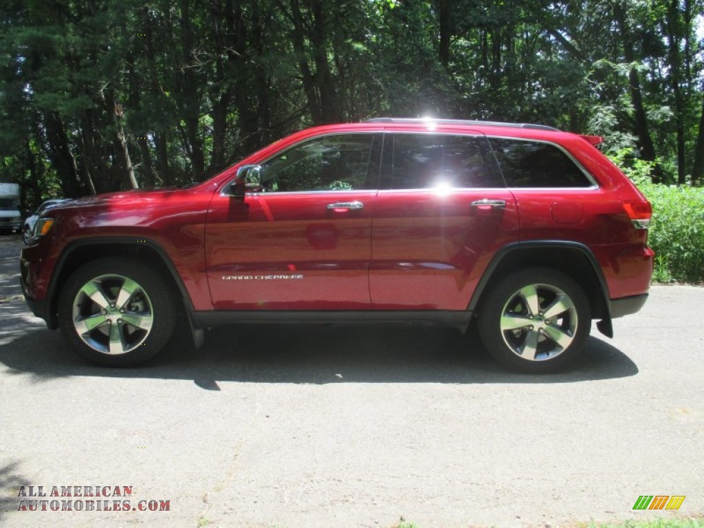 2014 Grand Cherokee Limited 4x4 - Deep Cherry Red Crystal Pearl / New Zealand Black/Light Frost photo #4