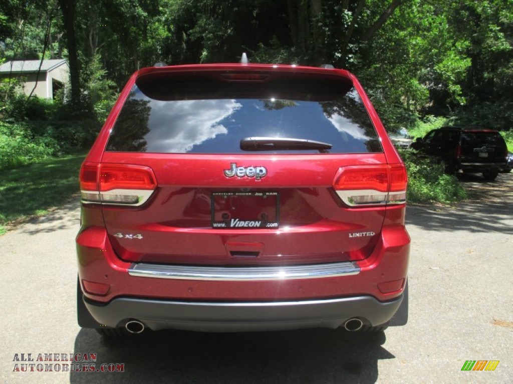 2014 Grand Cherokee Limited 4x4 - Deep Cherry Red Crystal Pearl / New Zealand Black/Light Frost photo #14