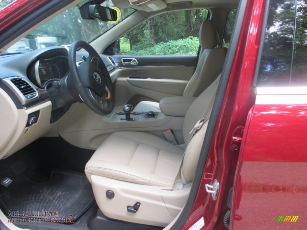 2014 Grand Cherokee Limited 4x4 - Deep Cherry Red Crystal Pearl / New Zealand Black/Light Frost photo #28