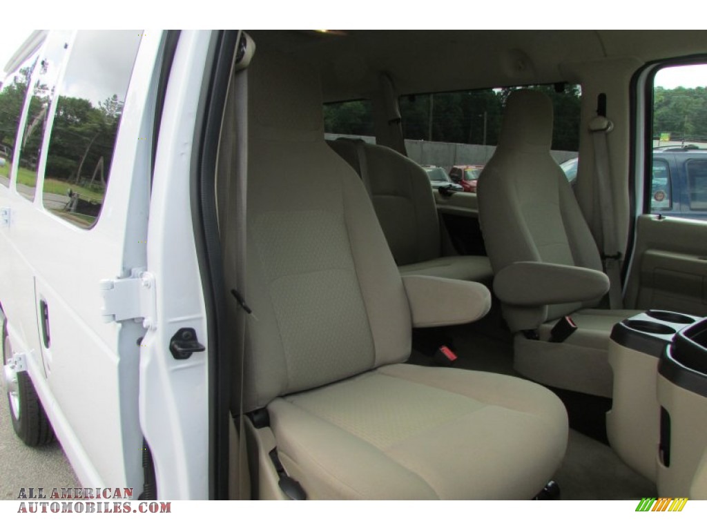 2012 E Series Van E350 XLT Passenger - Oxford White / Medium Pebble photo #42
