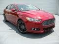 Ford Fusion SE EcoBoost Ruby Red photo #2
