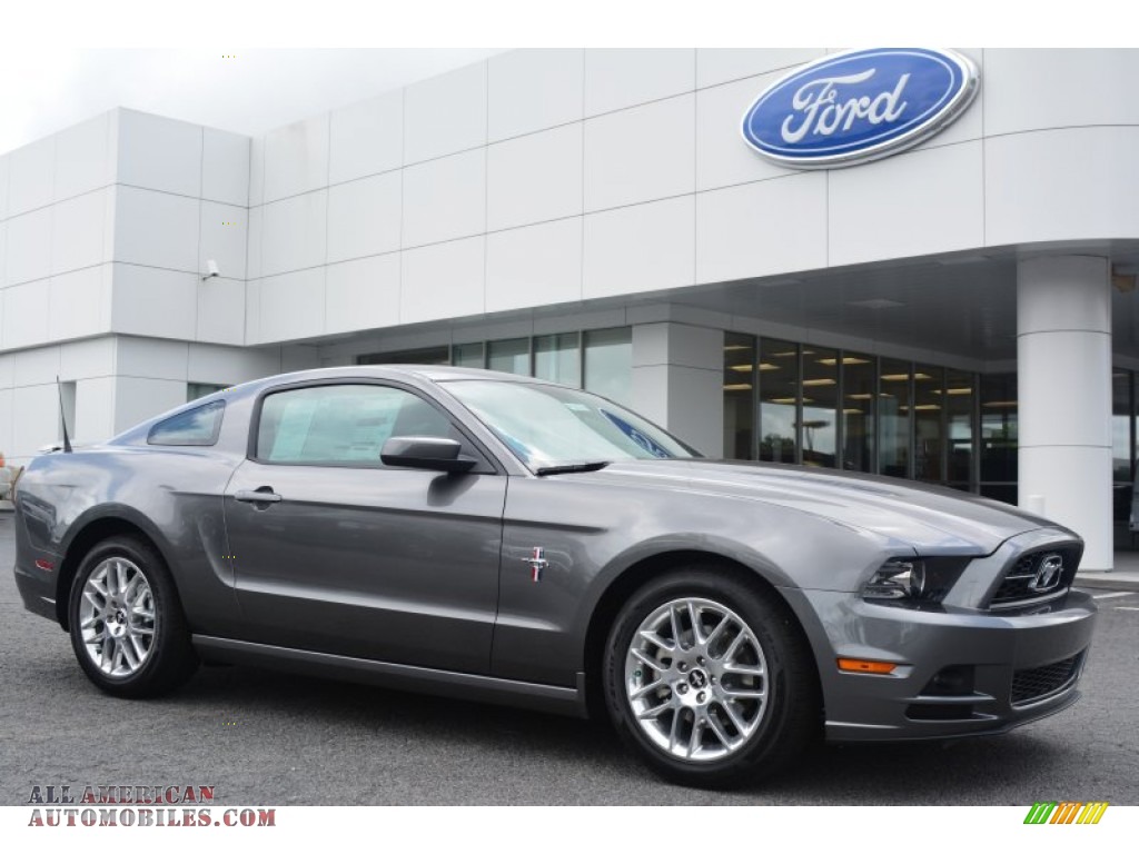 Sterling Gray / Charcoal Black Ford Mustang V6 Premium Coupe
