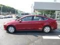 Ford Fusion S Ruby Red Metallic photo #2