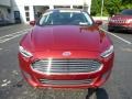Ford Fusion S Ruby Red Metallic photo #8