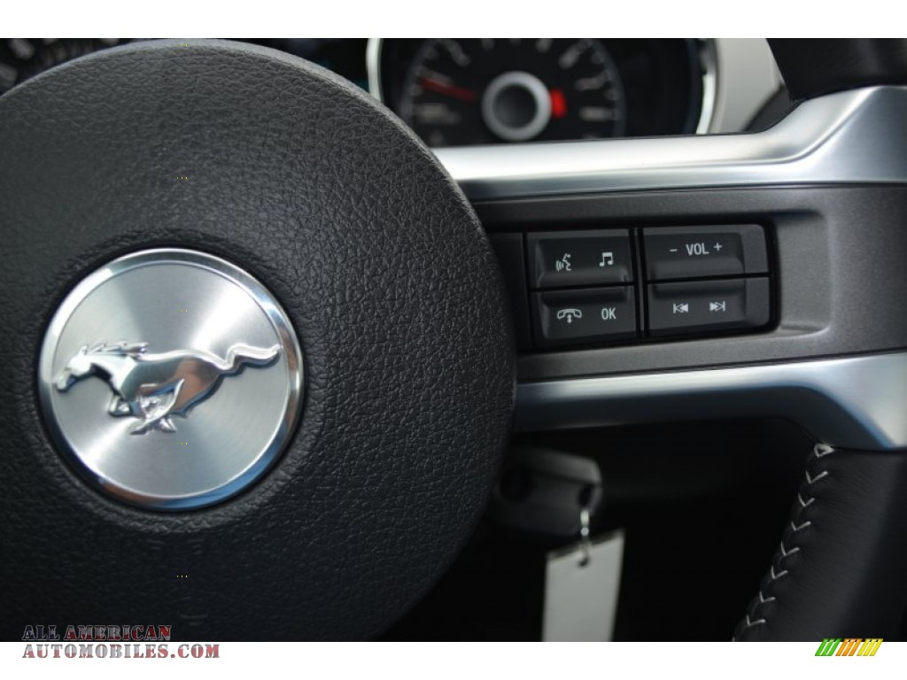2014 Mustang V6 Premium Coupe - Sterling Gray / Charcoal Black photo #18