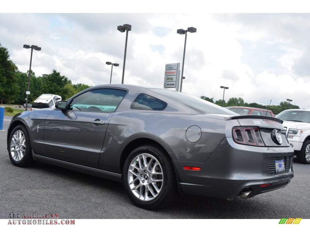2014 Mustang V6 Premium Coupe - Sterling Gray / Charcoal Black photo #22