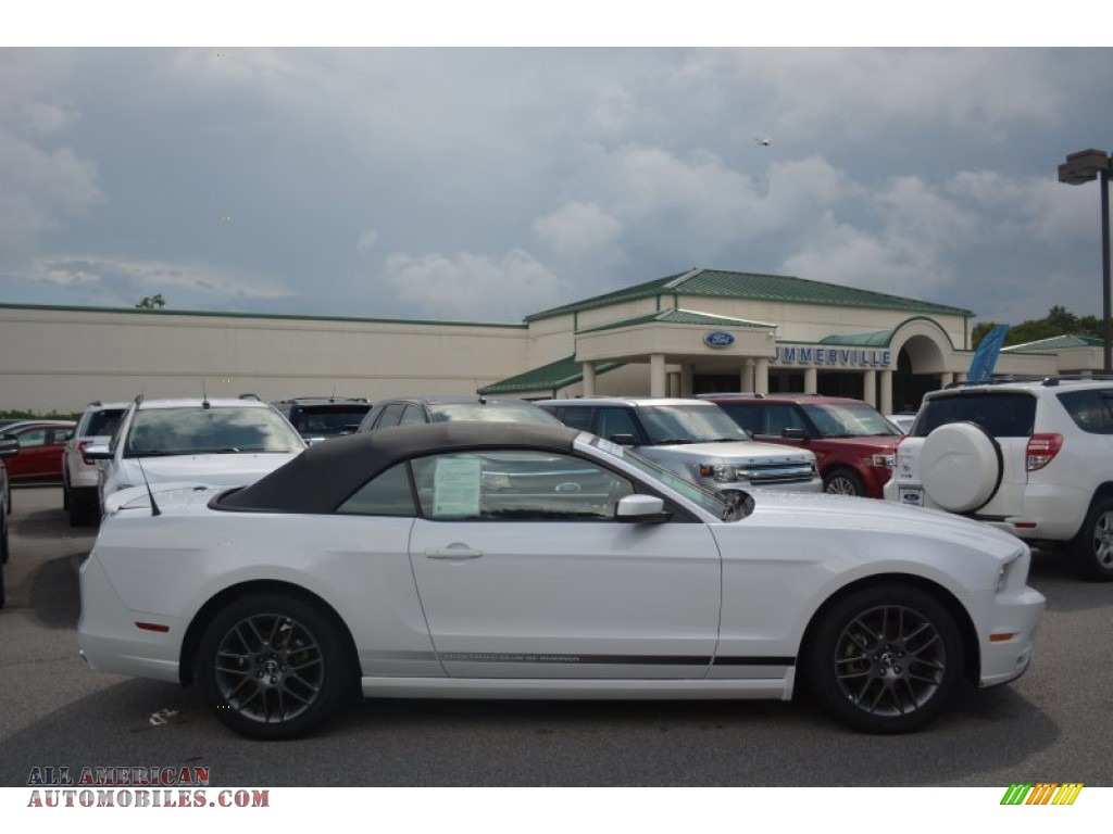 2014 Mustang V6 Convertible - Oxford White / Charcoal Black photo #2