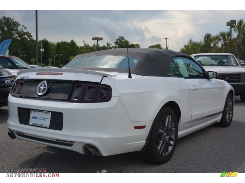 2014 Mustang V6 Convertible - Oxford White / Charcoal Black photo #3