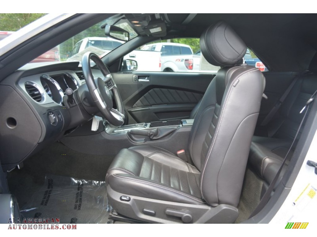 2014 Mustang V6 Convertible - Oxford White / Charcoal Black photo #16