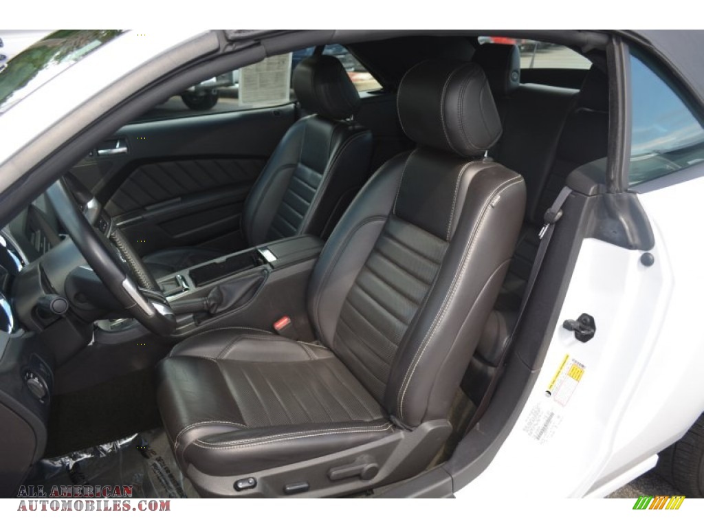 2014 Mustang V6 Convertible - Oxford White / Charcoal Black photo #17