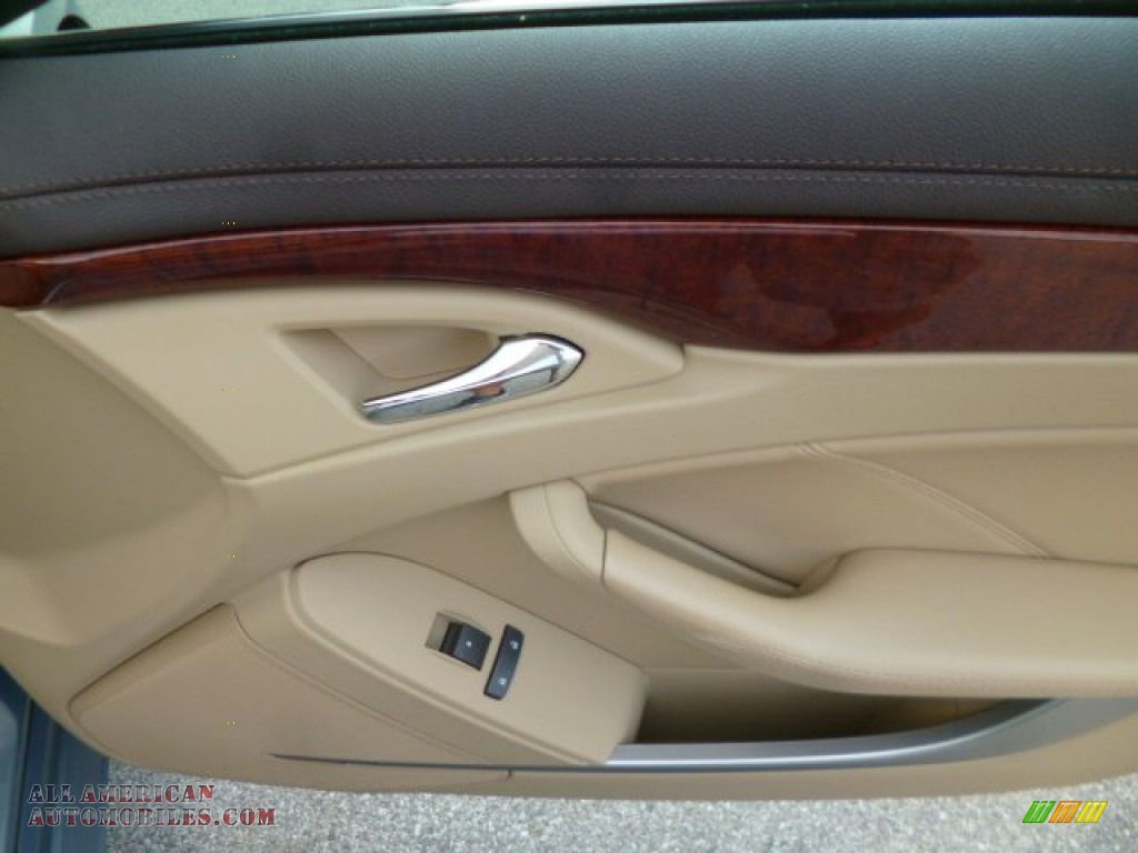 2008 CTS 4 AWD Sedan - Thunder Gray Chromaflair / Cashmere/Cocoa photo #11