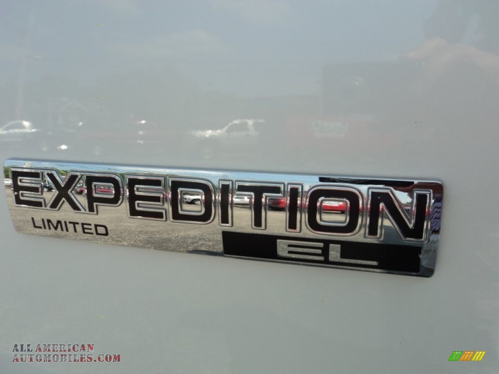 2011 Expedition EL Limited 4x4 - White Platinum Tri-Coat / Charcoal Black photo #38