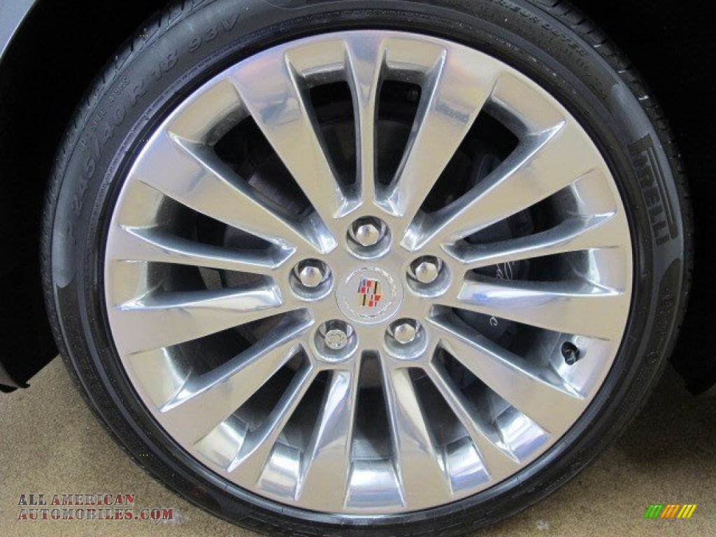 2014 CTS Luxury Sedan AWD - Phantom Gray Metallic / Light Platinum/Jet Black photo #9