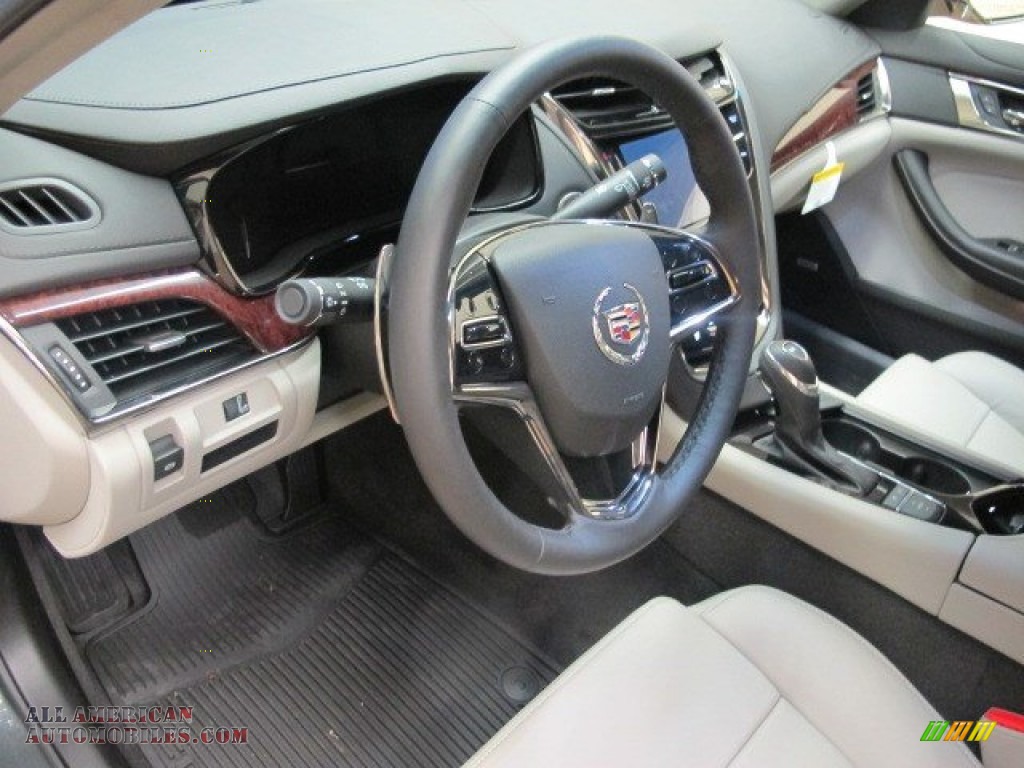 2014 CTS Luxury Sedan AWD - Phantom Gray Metallic / Light Platinum/Jet Black photo #11