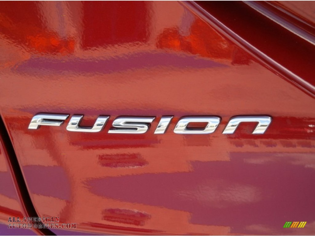 2014 Fusion S - Ruby Red / Earth Gray photo #4