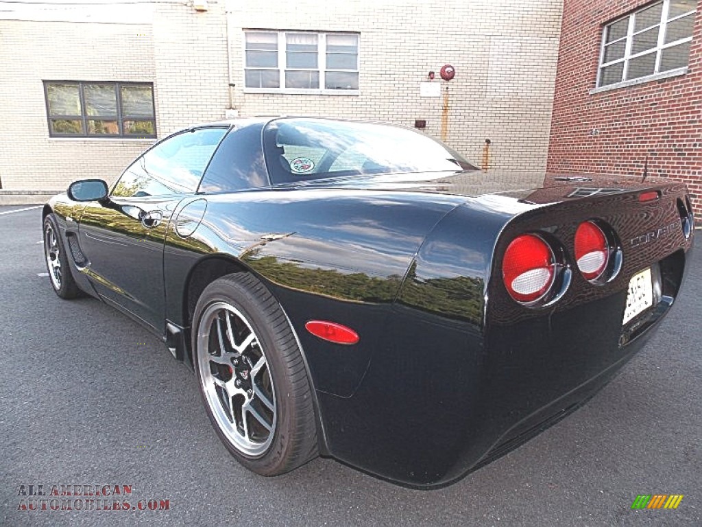 2002 Corvette Z06 - Black / Black photo #3