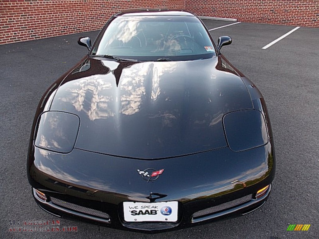 2002 Corvette Z06 - Black / Black photo #9