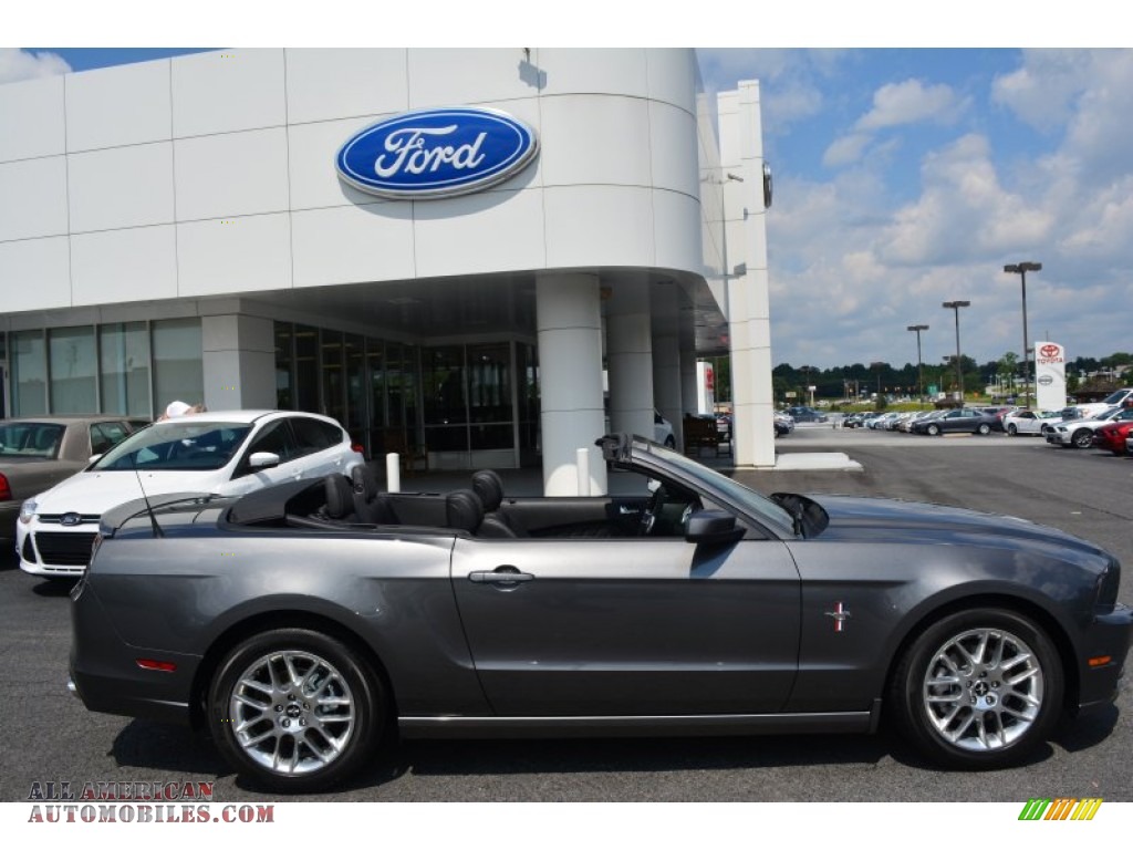 2014 Mustang V6 Premium Convertible - Sterling Gray / Charcoal Black photo #6