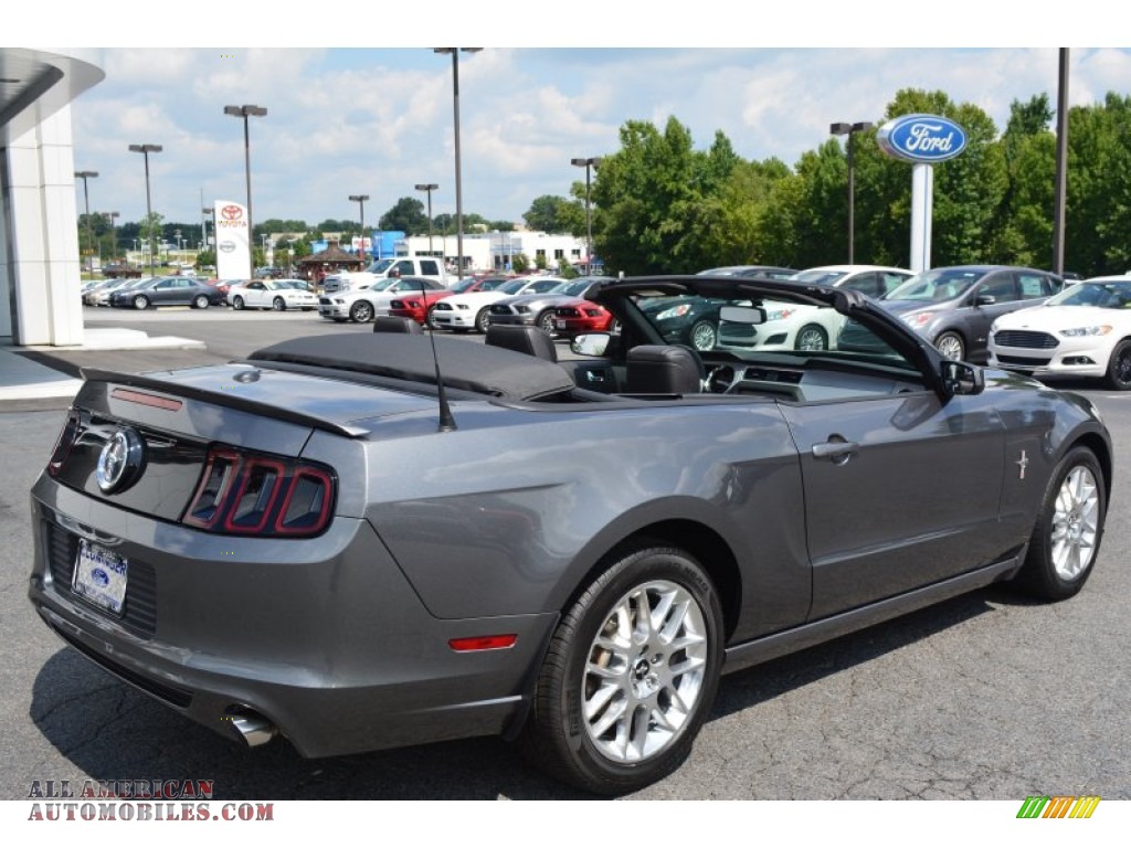 2014 Mustang V6 Premium Convertible - Sterling Gray / Charcoal Black photo #7