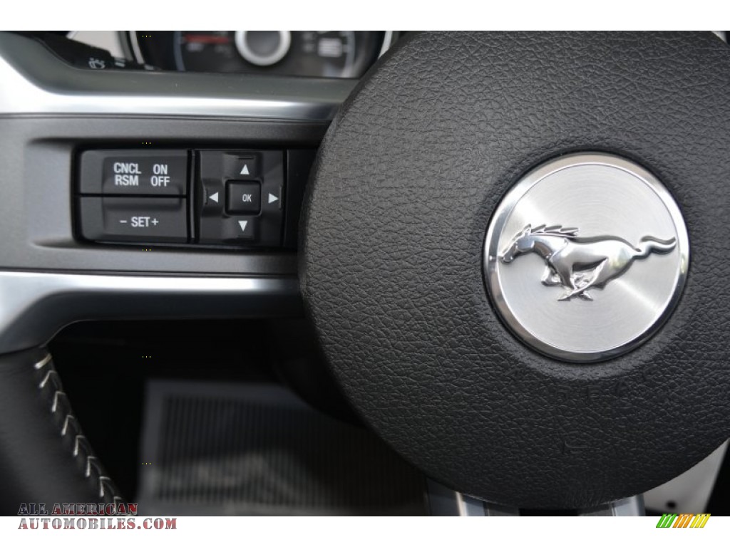 2014 Mustang V6 Premium Convertible - Sterling Gray / Charcoal Black photo #22