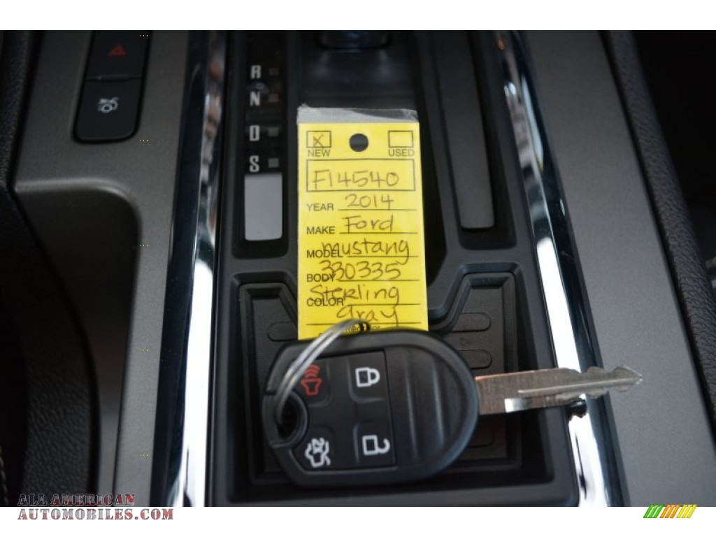 2014 Mustang V6 Premium Convertible - Sterling Gray / Charcoal Black photo #26