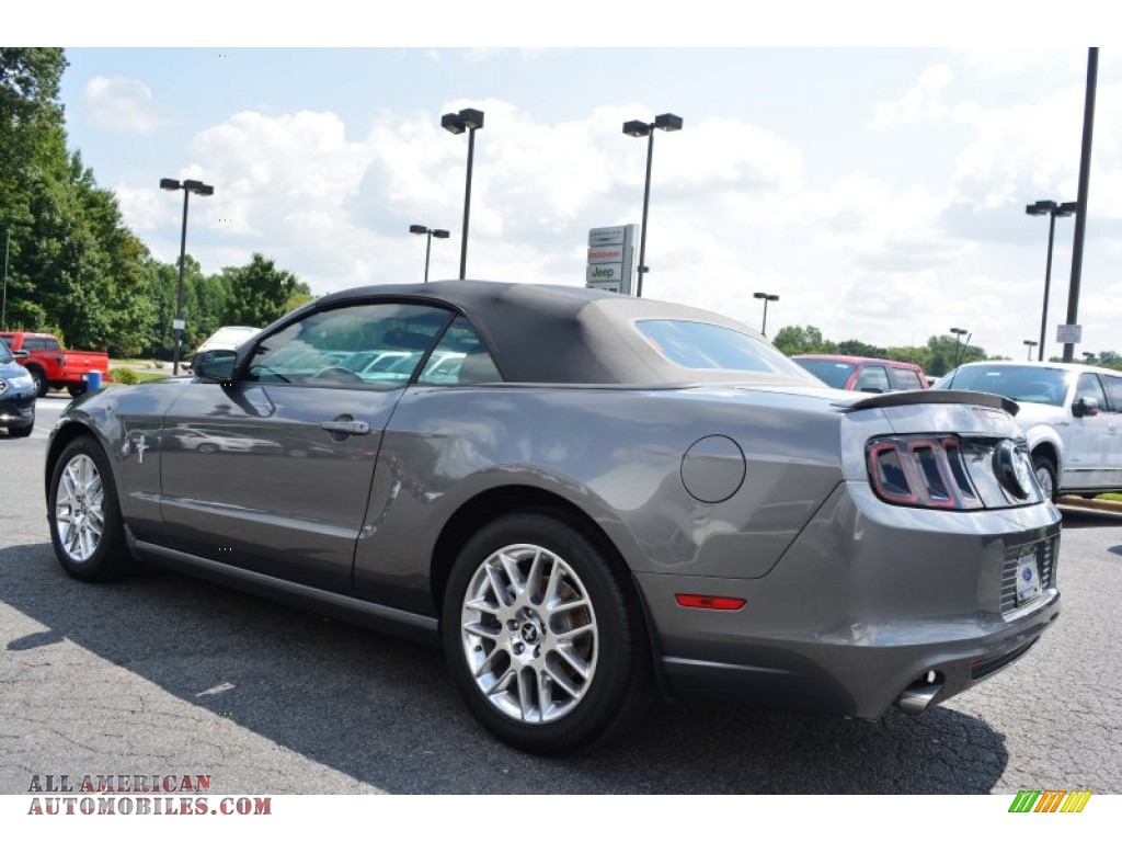 2014 Mustang V6 Premium Convertible - Sterling Gray / Charcoal Black photo #27