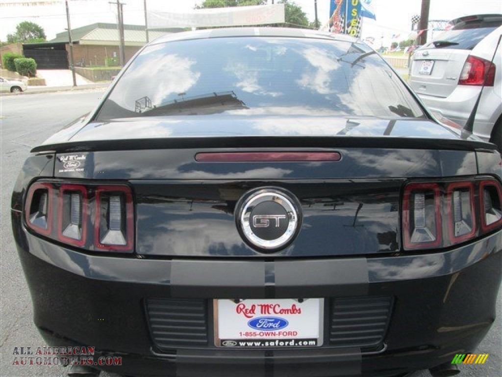 2014 Mustang V6 Premium Coupe - Black / Charcoal Black photo #5