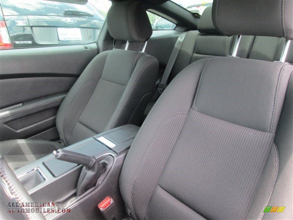 2014 Mustang V6 Premium Coupe - Black / Charcoal Black photo #8