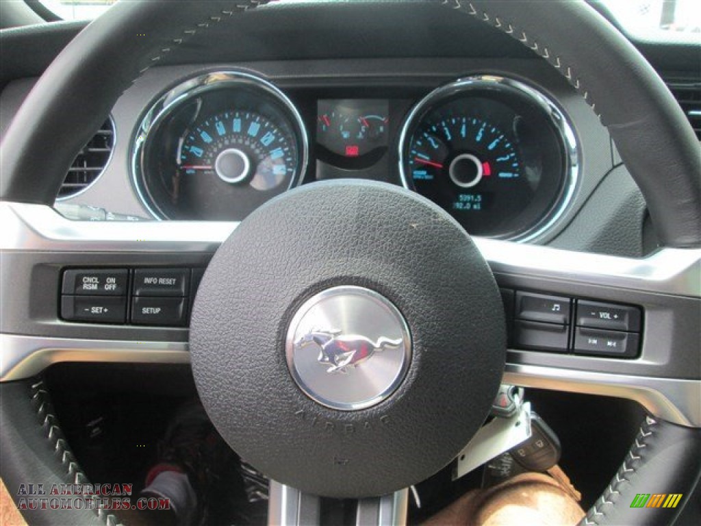 2014 Mustang V6 Premium Coupe - Black / Charcoal Black photo #17