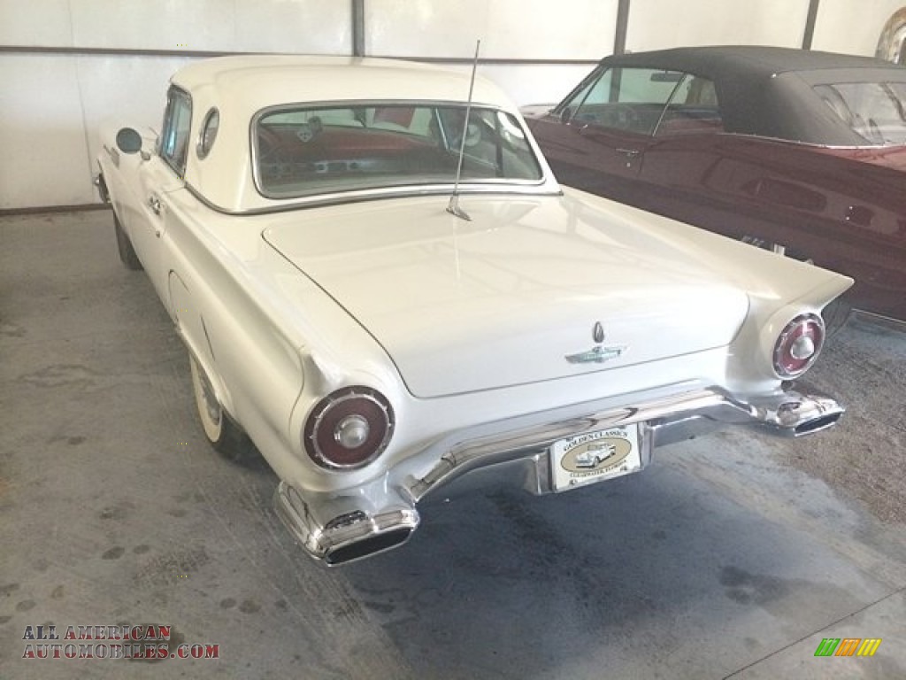1957 Thunderbird Convertible - Colonial White / Flame Red photo #3