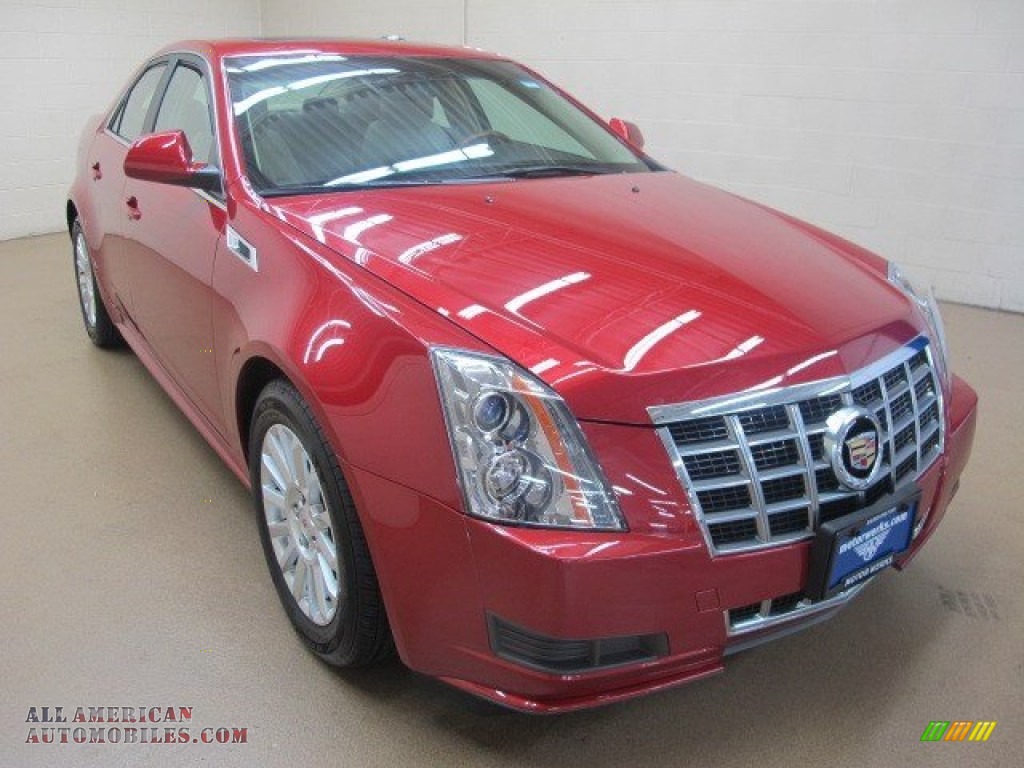2013 CTS 4 3.0 AWD Sedan - Crystal Red Tintcoat / Cashmere/Cocoa photo #1