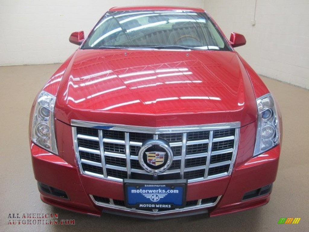 2013 CTS 4 3.0 AWD Sedan - Crystal Red Tintcoat / Cashmere/Cocoa photo #2