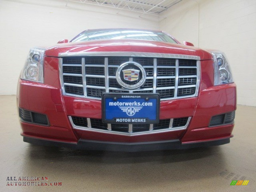 2013 CTS 4 3.0 AWD Sedan - Crystal Red Tintcoat / Cashmere/Cocoa photo #3