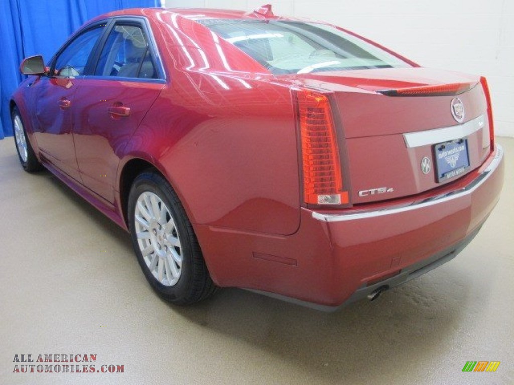 2013 CTS 4 3.0 AWD Sedan - Crystal Red Tintcoat / Cashmere/Cocoa photo #6