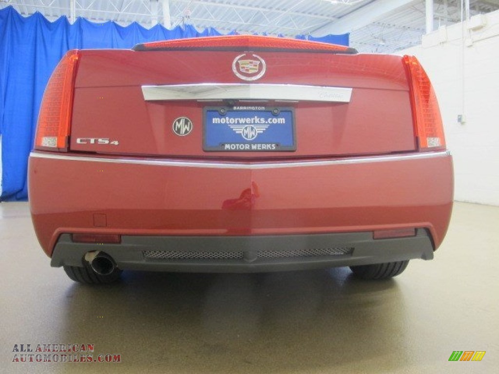 2013 CTS 4 3.0 AWD Sedan - Crystal Red Tintcoat / Cashmere/Cocoa photo #8
