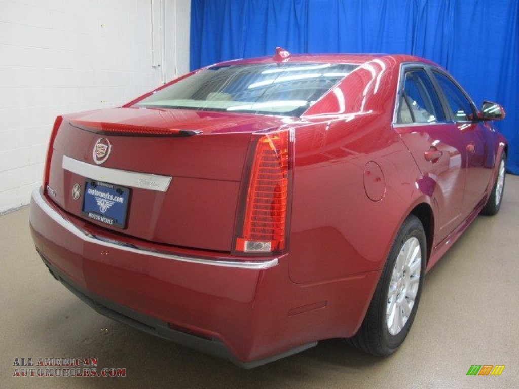 2013 CTS 4 3.0 AWD Sedan - Crystal Red Tintcoat / Cashmere/Cocoa photo #9