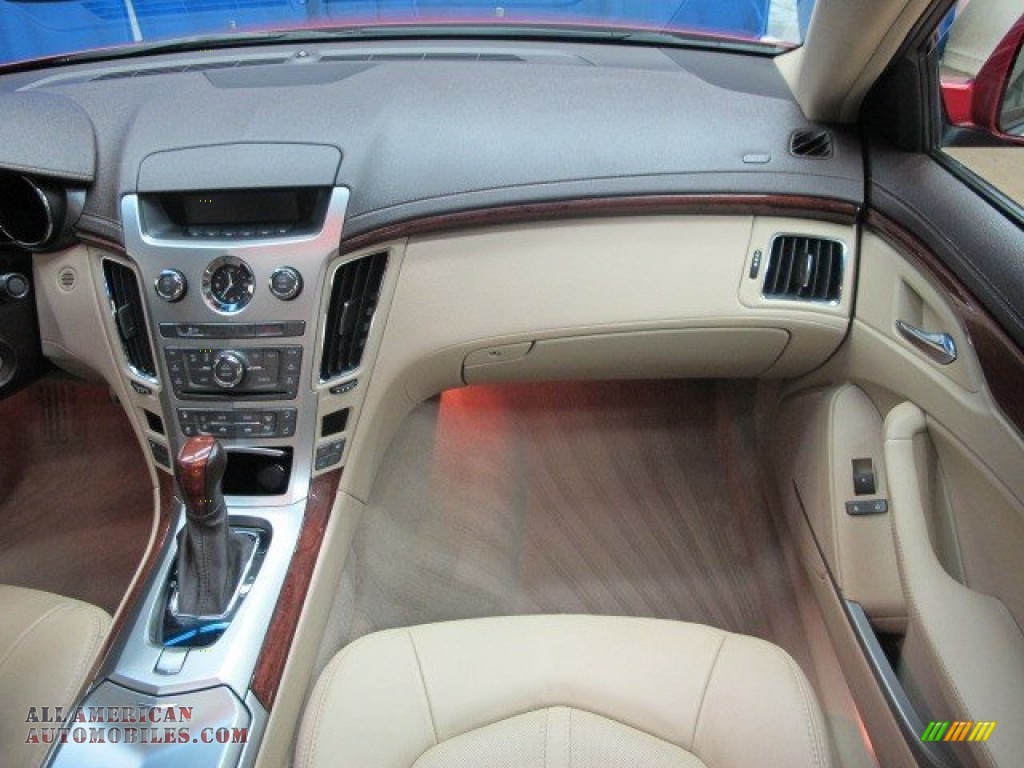 2013 CTS 4 3.0 AWD Sedan - Crystal Red Tintcoat / Cashmere/Cocoa photo #27