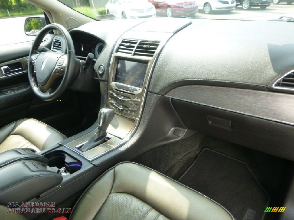 2012 MKX AWD Limited Edition - White Platinum Metallic Tri-Coat / Bronze Metallic/Charcoal Black photo #11