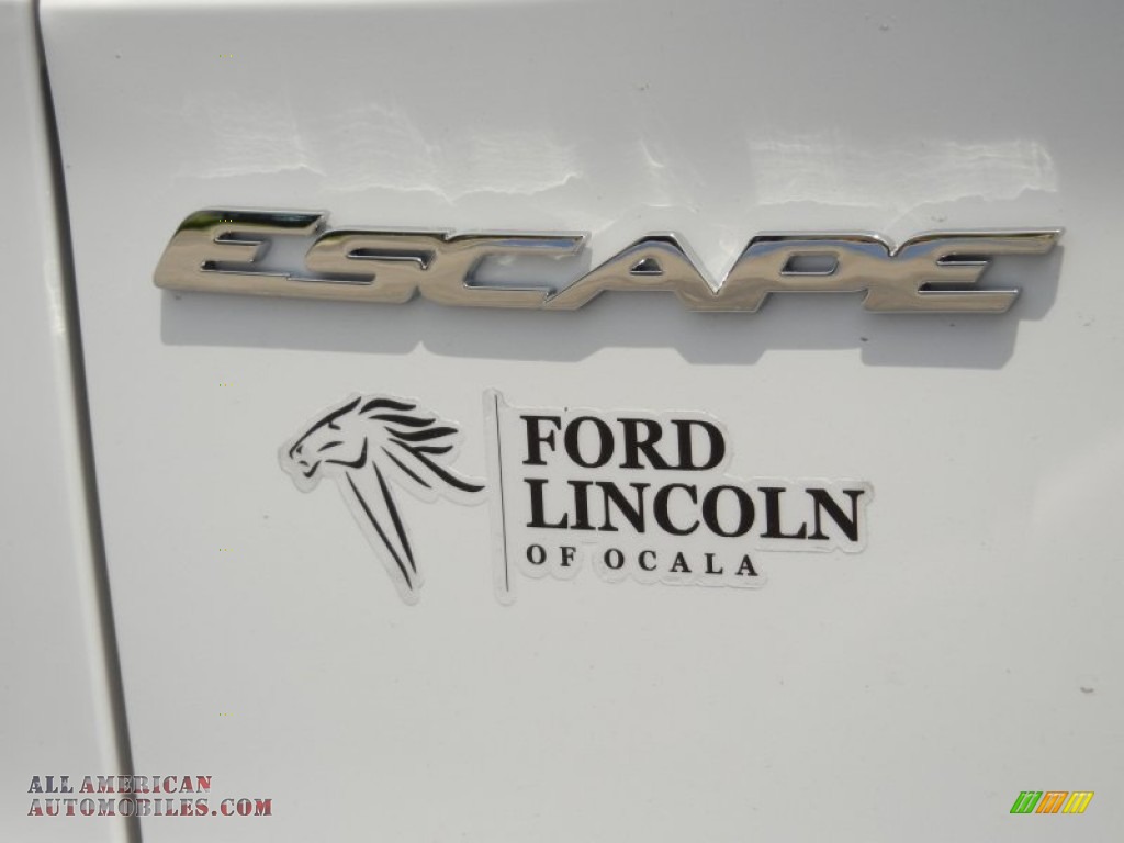 2014 Escape SE 1.6L EcoBoost - Oxford White / Charcoal Black photo #4
