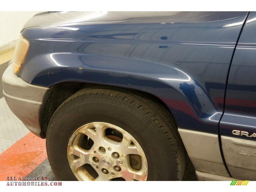 2000 Grand Cherokee Laredo 4x4 - Patriot Blue Pearlcoat / Agate photo #62