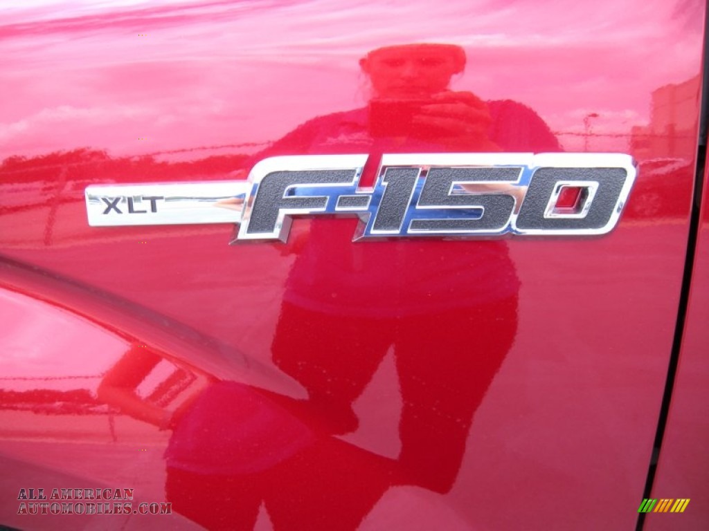 2014 F150 XLT SuperCrew - Ruby Red / Steel Grey photo #14