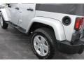 Jeep Wrangler Unlimited Sahara 4x4 Bright Silver Metallic photo #4