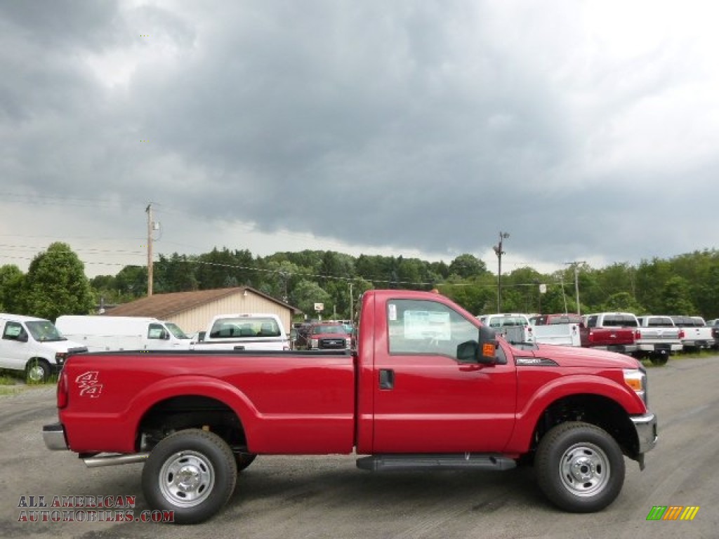 2015 Ford F250 Super Duty XL Regular Cab 4x4 in Vermillion Red A78277 All American