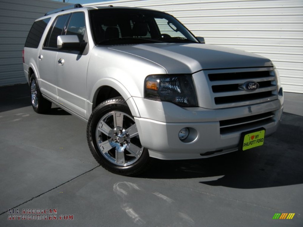 Ingot Silver Metallic / Charcoal Black Ford Expedition EL Limited