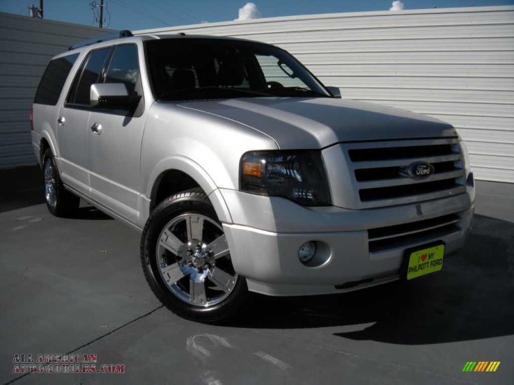 2010 Expedition EL Limited - Ingot Silver Metallic / Charcoal Black photo #2